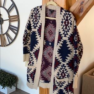 Forever 21 Aztec Cardigan